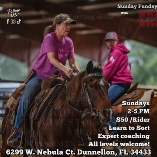Come sharpen your skills, and learn to sort with great folks and expert coaching on site! Practice Details (2–5 PM) $50 per rider All riders welcome Two pens available ✅ One pen with a coach ✅ One pen without a coach After Practice: Five-Cow Draw (starts at 5 PM) $150 per rider Five rides with 50% payback Bring your horse, bring a buddy, and let’s sort! 🤠🔥 | Southern Ranch Sorting