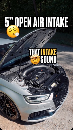 21 reactions | Our BIG 5” OPEN AIR INTAKE ‍ Or rather the closed 4”...