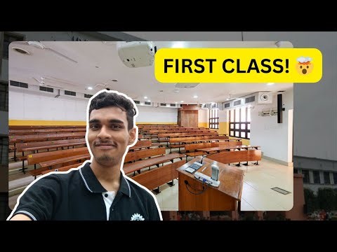 My First Ever Class at IIT Kharagpur (Unfiltered)