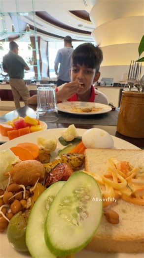 இதுவும் காலை உணவு தான்🤔🥘 Buffet Breakfast Menu சிகப்பு பச்சை தயிர் #kids #healthyfood #juice #egg