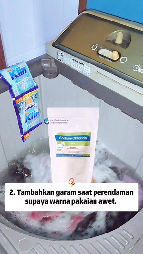 Ibu ibu Wajib Tau‼️5 Bahan yang membuat cucian lebih beraih wangi dan cerah. #tips #mencuci #bersih #tipsandtricks #cleaningtips #reels #reelsviral | Laundry Karpet Duri