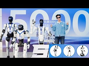 AGIBOT 5,000-Unit Rollout LIVE: Witness the Mass Production and Practical Use of Embodied Robotics