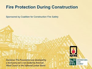 Fire Protection During Construction