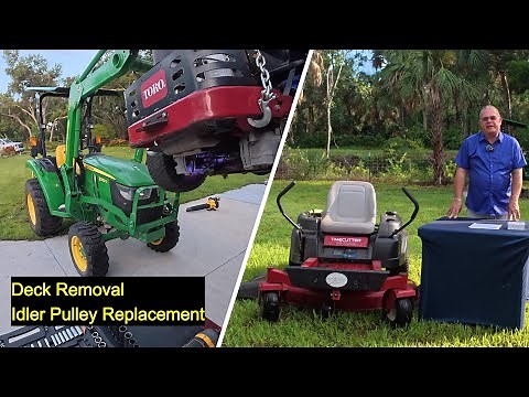 Toro TimeCutter SS5000 Deck Removal & Idler Pulley Replacement – DIY Guide