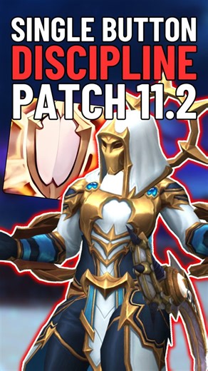 One Button Discipline Priest Guide is here! In Patch 11.2, Disc Priests can use the Single-Button Assistant to heal raids and dungeons with a surprisingly effective rotation. In this 2-minute breakdown I show how the build works, see the full guide on YouTube, link in bio. #worldofwarcraft #warcraft #thewarwithin #warwithin #mmo #mmorpg | Dvalin Gaming