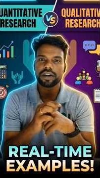 Quantitative & Qualitative Research: Real Market Research Examples #viralshorts #trendingshorts
