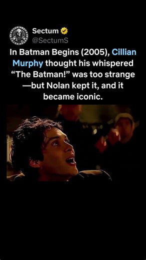 Batman Begins — “The Batman!” Line