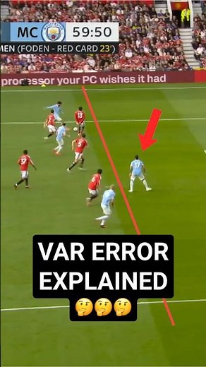 How Man City BROKE VAR Against Manchester United 🤯🤯