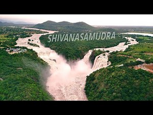 Magnificent Shivanasamudra Falls - Cinematic Drone View | Gaganachukki, Barachukki | Kaveri | 4K