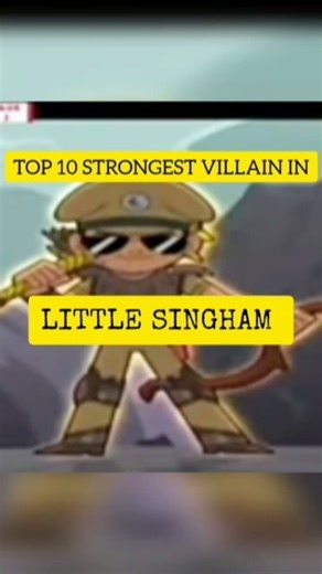 TOP 10 STRONGEST VILLAIN IN LITTLE SINGHAM 450 SUBSCRIBER SPECIAL#KK #wewantmaharavanxkruryavan ☠️