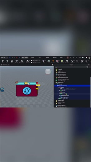 SHOP GUI BASIL YAPILIR!? ROBLOX STUDIO *BEDAVA* ✨ #shorts #keşfetttt #fyp #robloxstudio
