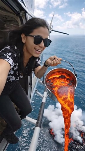 Lawa bucket challenge 🔥 #challenge #adventure #viral #redbull #trending #cricket #viratkohli #fypシ