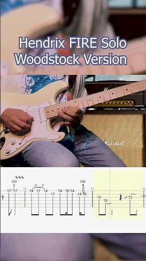 Jimi Hendrix Fire (Woodstock Solo) 🔥