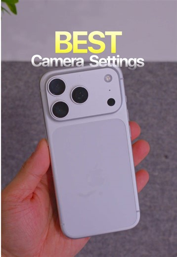 BEST iPhone Camera Settings (Get Amazing Photos & Videos) 📸 #iphone #apple #ios #camera #iphonetricks