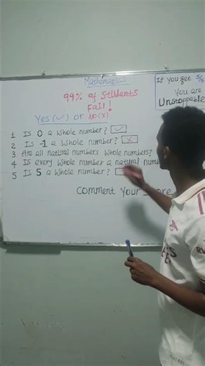 Whole number examples