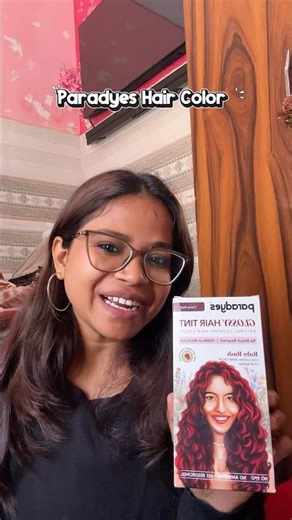 Paradyes Ruby Rush Hair Color #paradyes #viralmyshorts #youtubeshorts_ #minivlog #hairtransformation