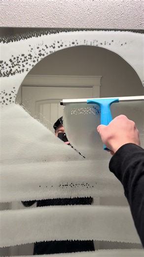 Window cleaning #satisfying #asmr | ASMR