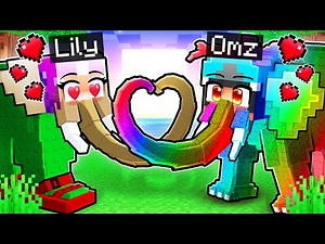 Omz Rainbow and Lily Noob Brainrot Love Story in Minecraft!