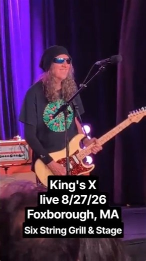 King's X - live 8/27/2026 in Foxborough, Massachusetts at Six String Grill & Stage