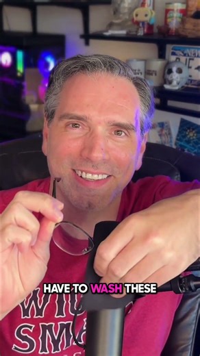 Glasses Hack: Wash Your Microfiber Cloth! #shorts