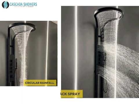 80” Circular Shower Panel System | Cascada AquaTech