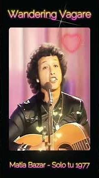 Matia Bazar Solo tu 1977 #reelsvideo #80smusic #anni70