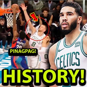 1.1M views · 29K reactions | Grabe! gumawa ng "HISTORY!" si Jayson Tatum! sa boston celtics! , pinagpag naman ni sharpe si kristaps! | Timeout PH | Facebook