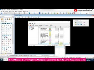 Level Manager & Level Display in Microstation similar to AutoCAD Layer Management Tools