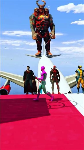 Spiderman kill marvel heros & Ragdoll Fais with Ultimate Powers in GTA 5 ep. no128 #gta5 #spiderman