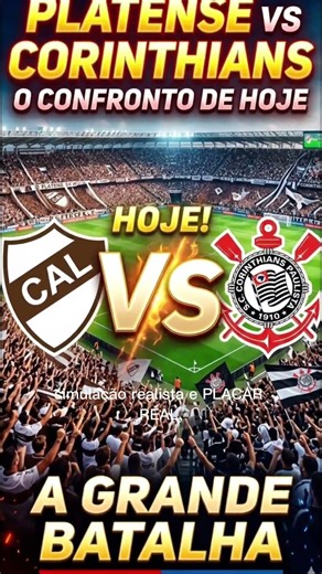 PLATENSE VS CORINTHIANS - COPA LIBERTADORES! #shorts #corinthians #football #platense