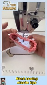 Hand sewing elastic tips #sewing #sew #tailor #reels #viral | Sewing Tips