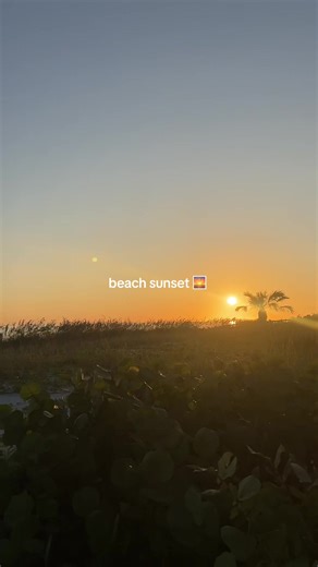 going to see the sun actually set on the beach as an east coast girly #beachsunset #beachwalk #sunset #floridabeaches #florida