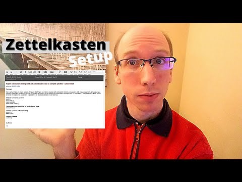 Using a zettelkasten: My zettelkasten setup explained and how I work with the zettelkasten