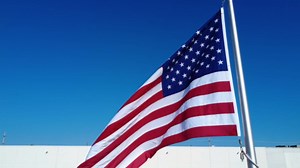 FlagSource American Flag with Embroidered Stars and Sewn Stripes - FMAA Certified PolyExtra Polyester Material, Heavy Duty Fade-Resistant American Flag for Outdoor or Indoor Use, Made in USA, 8x12 ft