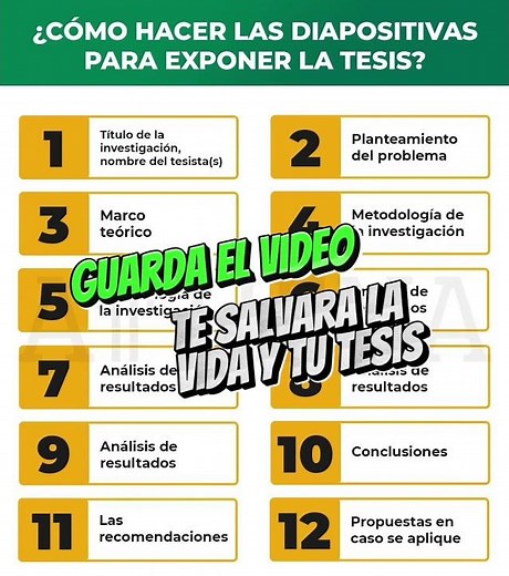 Cómo hacer las diapositivas para sustentar la tesis