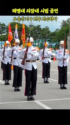 대한민국 해병대 의장대 시범 공연_도솔산 지구 전투 전승 기념 행사