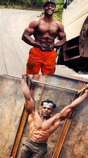 The Strongest Mechanic You’ll Ever See 🥶🔥 #shorts #viral #viralvideo #viralshorts #fyp #bodybuilding