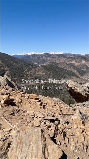 4 Mile Hike Near Denver with Incredible Mountain Views | Floyd Hill Open Space 🏔️❄️