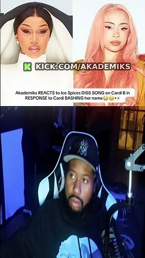 Ice Spice disses Cardi B in her new song#akademiks #cardib #icespice