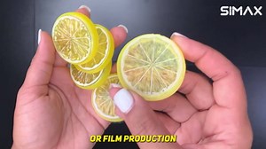12 Pcs Fake Lemon Slices - Plastic Fake Lemons with Realistic Design - Yellow Lemon Decor for Kitchen, Parties, DIY Craft, Bright Color, Lightweight | Table Centerpieces, Summer Display, Photo Props