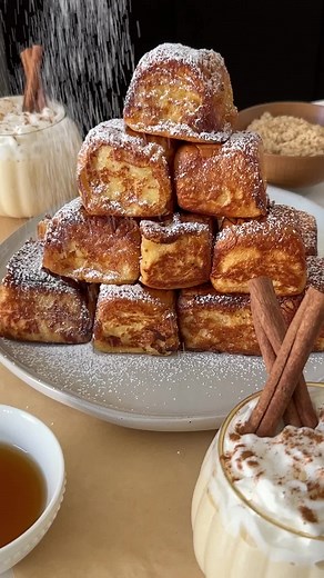 Delicious Eggnog French Toast Recipe with King's Hawaiian Rolls