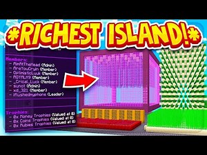 MAKING THE #1 *RICHEST* ISLAND ON DAY 1 OF *NEW* SKYBLOCK SERVER! | EnchantedMC