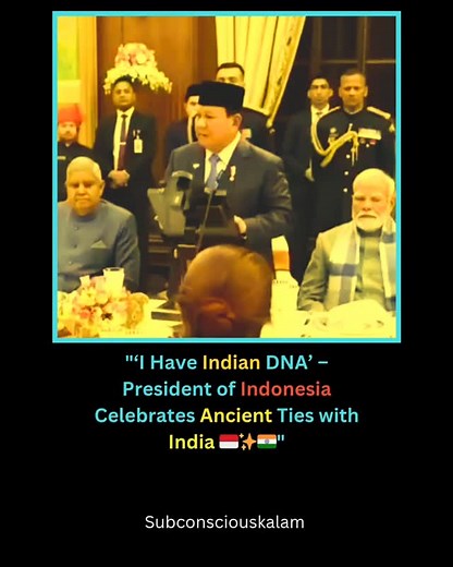 "I recently did a DNA test… and it turns out I have Indian DNA!"...
