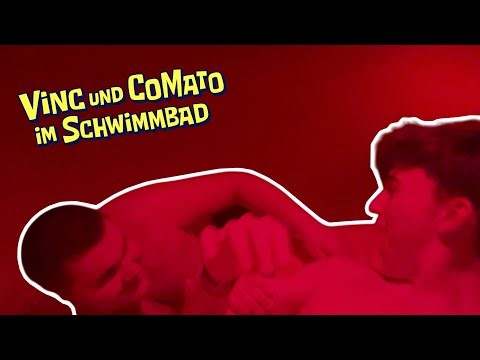 Wir eskalieren im Schwimmbad// Vinc und CoMato im Schwimmbad 😂🤕￼