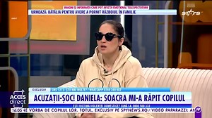 15K views · 187 reactions | Soacra i-a luat copilul.  Urmăreşte Acces Direct, azi, de la 16:00, pe Antena Stars și AntenaPLAY! | Acces Direct | Facebook