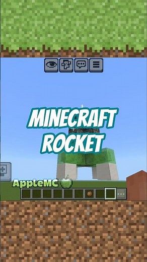 Easy Minecraft Rocket Tutorial! #shorts #minecraft #minecraftredstone