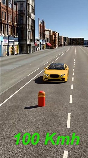 BOLLARD CRASH TEST - Car vs Bollard Impact!