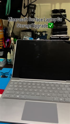 ONKAY TECHNOLOGY on Instagram: "Microsoft Surface Laptop Go Upgrade Storage✅ ‼️COMPUTER & MOBILE SHOP‼️ 💻COMPUTER REPAIR🛠 *Adapter/Charger *Battery *Charging Port *Camera/Webcam *Desktop *Motherboard *Screen *Speaker *Harddisk *SSD *Format *Software *RAM *BIOS *Graphic Card *Cooling Fan *Thermal Paste *Internal Cleaning *Touchpad *Hinge *PowerSupply *Keyboard *Monitor *Microsoft Surface *imac *MacbookPro *MacbookAir *Data Recovery 📱MOBILE PHONE REPAIR🛠 *LCD *Battery *Speaker *Charging Port *