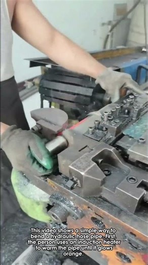 Precision 90-Degree Bends: Hydraulic Pipe Forming with Induction Heat