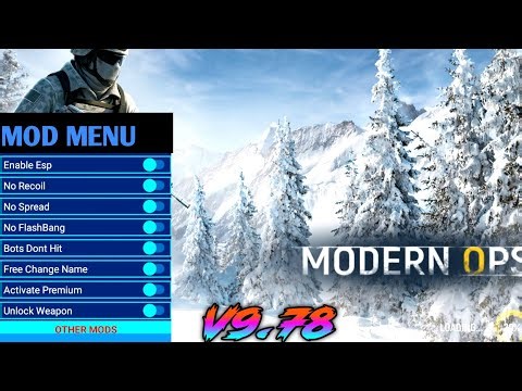 Modern Ops Mega Mod Menu 9.78 🔥